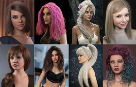 DAZ3D - hair 2021-6