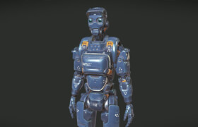Sketchfab - Rigged Destructible Robot Model - Blender And Fbx - 3dmodel