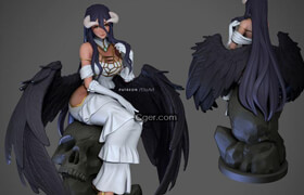 Albedo – Overlord, Isekai Quartet – 3D Print