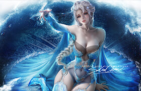 ArtStation - Elsa - Frozen 3D Print Model