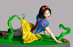 ArtStation - Snow White - 3D Print Model