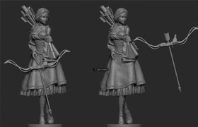 Cgtrader - Archeress 3D print model