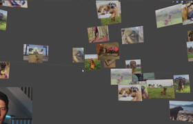 Digital Creator School - Animate a 3D Photo Collage in Blender Fly Through and 360° Experience