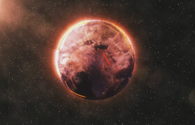 Envato - shockwave planet destruction logo reveal VH2RJ6E