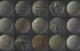 Landskan - Bundle 01 34 high quality scanned textures - 材质贴图