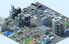 Low Poly City Builder For 3ds Max