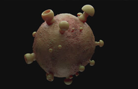 Skillshare - C4D and Redshift Virus Bacteria