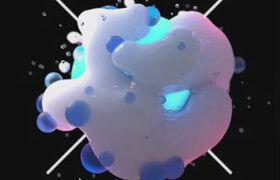 Skillshare - create an abstract render with X particles