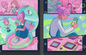 Domestika - Digital Illustration with Manga Influence