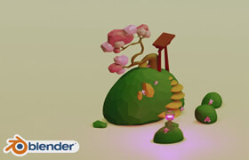 Skillshare - Create A Low-Poly Japanese Scene In Blender