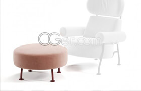 Designconnected pro models - Astair Footstool