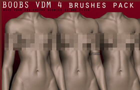 Artstation - BOOBS VDM 4 brushes pack - Daniel Soloviov