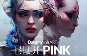 Gumroad - DangmylinhART - PINK & BLUE