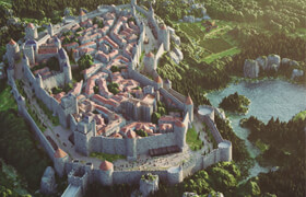 Gumroad - Levelup digital - Building a Medieval City in Substance Designer - Jan Trubač