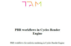 PBR workflows in Cycles Render Engine - book  ​