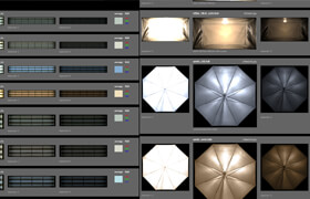 Photo Studio Light Plates HDRI vol 2.0 - 材质