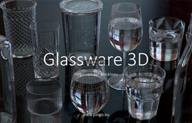 Gunroad - Glassware 3D by Pingo van der Brinkloev - 3dmodel