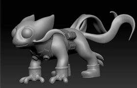 Artstation - Pet Cartoon Modeling - Master 3D Character Creation Zbrush Vol.2