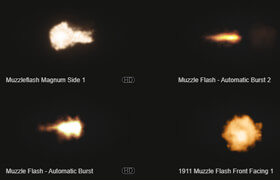 PRODUCTION CRATE - MUZZLE FLASHES - 视频素材