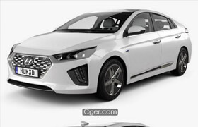 Hyundai Ioniq hybrid with HQ interior 2019 1