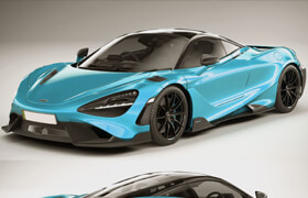 McLaren 765LT 2021 - 3dmodel