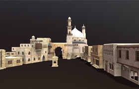sketchfab - Ancient Arabian Buildings - 3dmodel 