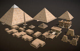 sketchfab - Ancient Egyptian Buildings - 3dmodel