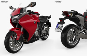 Hum3D - Honda VFR 1200 F 2015 - 3dmodel