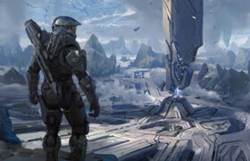 Awakening The Art of Halo 4 by Paul Davies - book