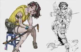 Coloso - Heo Sung Moo - Dynamic and Stylish Character Design Course (KR  EN)