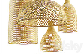 Aliexpress rattan chandelier set