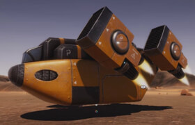 Udemy - Vehicle Modeling in Houdini 16.5 - SciFi Dropship
