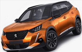 Peugeot 2008 GT 2020 3D Model