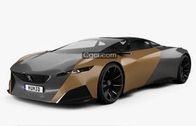 Peugeot Onyx 2012 3D model