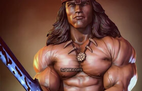 Conan the Barbarian Statue – 3D Print