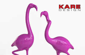 KARE Deco Figurine Flamingo