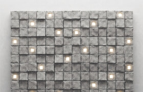 Panel stone cube