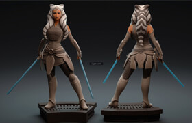 Ahsoka Tano Star Wars The Clone Wars - 3D Print Model