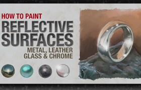 JW Learning - How to Paint Reflective Surfaces - Metal, Leather, Glass and Chrome
