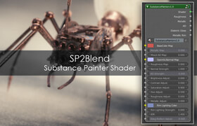 Sp2blend - Substance Painter Shader
