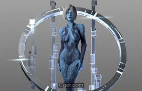 Cortana – Halo – 3D Print
