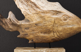 Teak Fish Bust / Uttermost