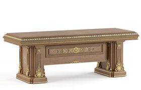 A writing desk in the classical style of Francesco Molon