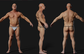 3dscanstore - ANIMATION READY BODY SCAN  MALE 05 (RELOAD) - 3dmodel