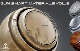 Artstation - Gun Smart Materials vol. 02 - Javad Rajabzade - 材质