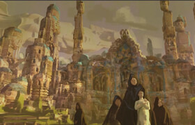 IAMAG - Creating a Cover Art for Chapter House Dune by Marc Simonetti - Commented Real Time Process