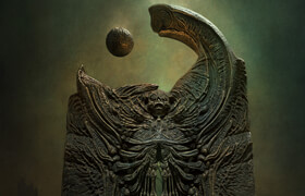 Pablander - Giger & Beksinski tribute brushes pack for ZBrush [Pablo Munoz Gomez]