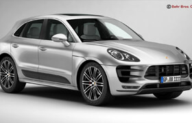 Porsche Macan Turbo 2015 - 3D Model