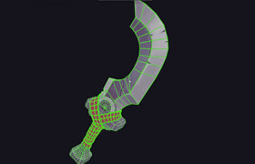 Skillshare - Create a stylized sword using blender 3D