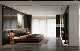 3D Interior Scene File 3dsmax Bedroom 168 By AnhTuan Free Download